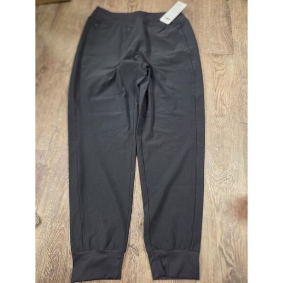 CRZ YOGA NWT Casual Jogger Pants Black Drawstring Lightweight Size Large 12 - Picture 1 of 5